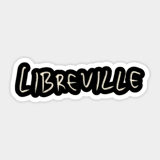 Libreville Sticker